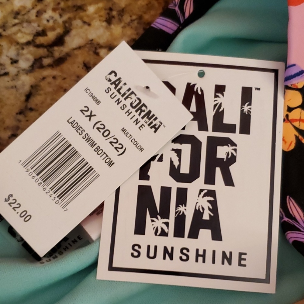 California Sunshine Swim Bottoms - Picture 3 of 4